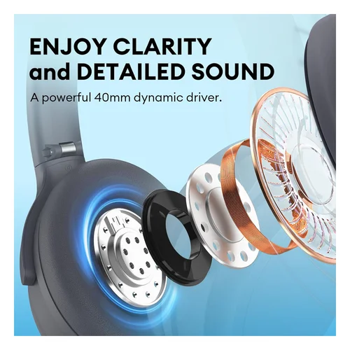 Edifier WH700NB Active Noise Cancelling Bluetooth Headphones, Gray - 5