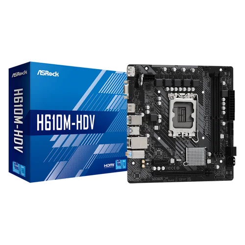 ASRock H610M-HDV Motherboard - 4