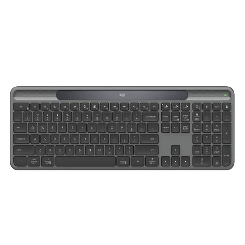 Logitech K980 Signature Wireless Slim Solar+ Keyboard Black - 1