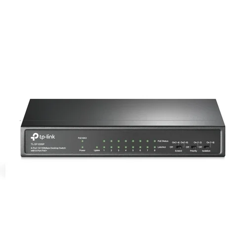 TP-Link SF1009P 8-Port 10/100Mbps PoE+ Unmanaged Switch with 1-Port 10/100Mbps Uplink / Свич салаалагч , Сүлжээний Төхөөрөмж / - 3