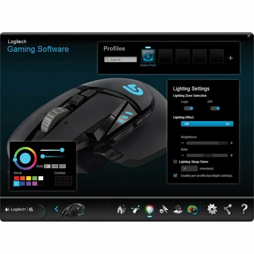 Logitech G502 Proteus Core Tunable Gaming Mouse - 5