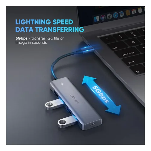 UGREEN USB-C to 4-Port HUB with PD (70336) - 2