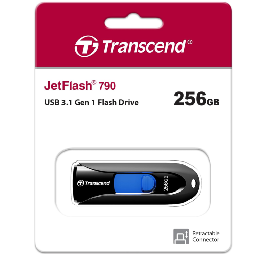 Transcend 256GB JetFlash 790C USB 3.2 Gen1 Flash Drive /TS256GJF790C/ - 2