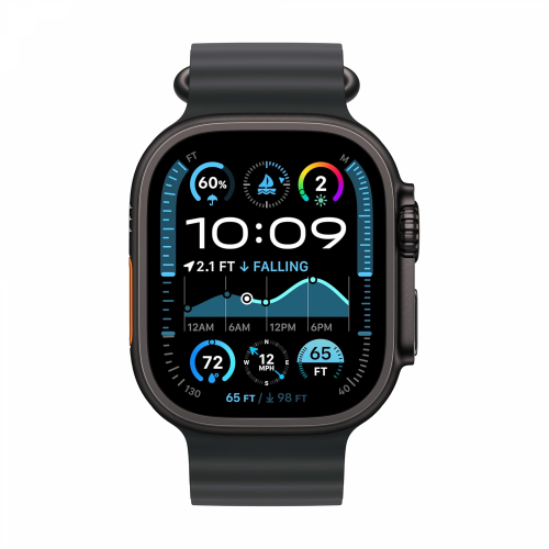 Apple Watch Ultra 2 GPS + Cellular, 49mm Black Titanium Case with Black Ocean Band /MX4P3/ - 2