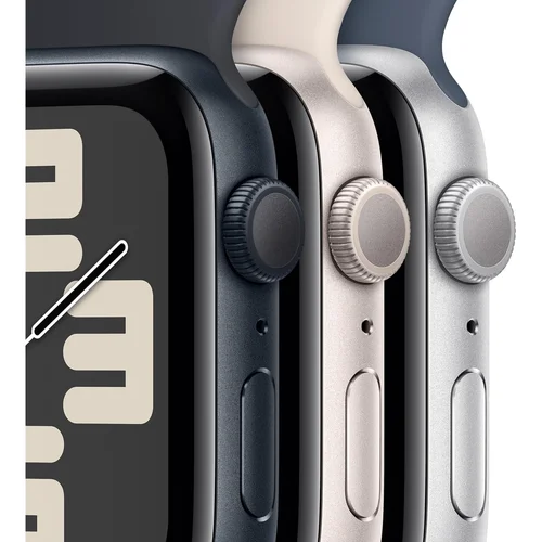 Apple Watch SE (2nd gen) GPS 44mm Midnight Aluminium Case with Midnight Sport Band (M/L) /MRE93/ - 3