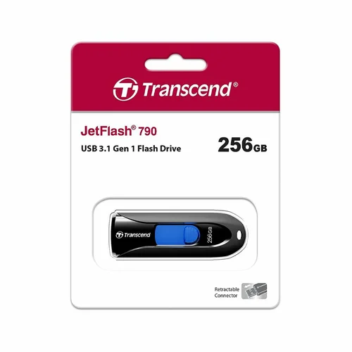 Transcend 256GB JetFlash 790 USB 3.1 Gen1 Flash Drive /TS256GJF790K/ - 3
