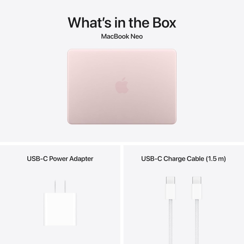 Apple MacBook Neo 13" A18 Pro chip, 6-core CPU, 5-core GPU, 8GB RAM, 256GB SSD, Blush /MHFH4/ - 7