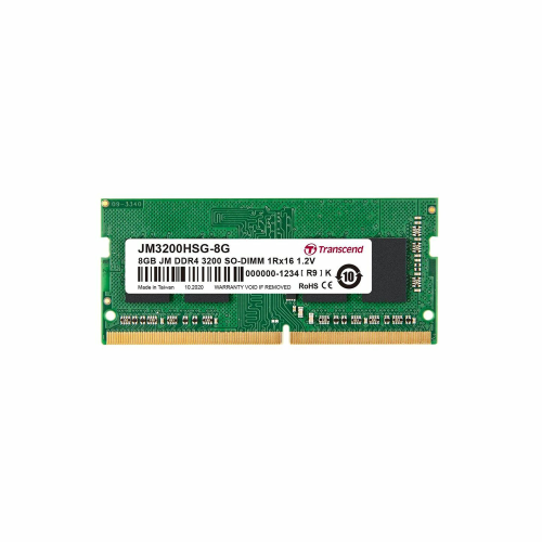 Transcend DDR4 8GB JetRam 3200MHz SODIMM Notebook Memory /JM3200HSG-8G/