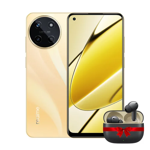 Realme 11 Dual Sim 8GB+256GB, Gold - 1