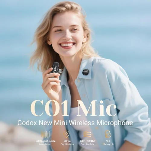 Godox C01 Kit 1, 1-Person Wireless Microphone System Black / Микрофон / - 6