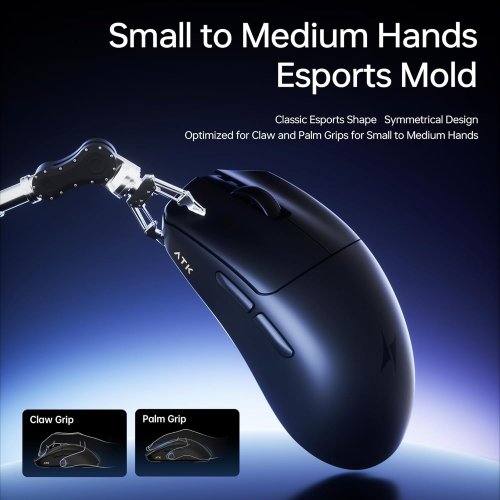 ATK F1 Blazing Sky Ultimate 2.0 High Performance Wireless Gaming Mouse Pearl Blue - 8