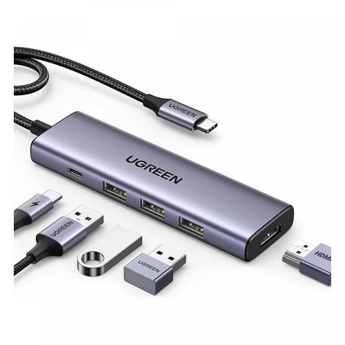 UGREEN 5-in-1 Multi Function USB-C HUB (15596) - 1