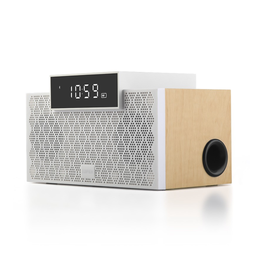 Edifier MP260 Multifunctional Bluetooth Speaker with Alarm Clock, White