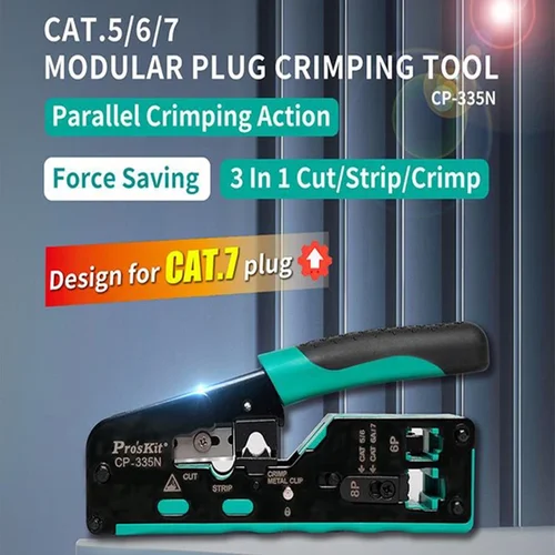 ProsKit CP-335N CAT7 Modular Plug Crimping Tool / Сүлжээний Бахь , Сүлжээний Төхөөрөмж / - 2