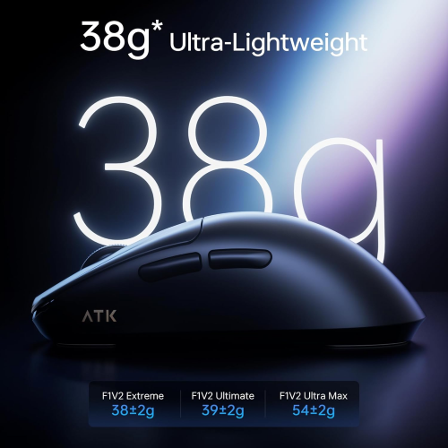ATK F1 Blazing Sky Ultimate 2.0 High Performance Wireless Gaming Mouse Pearl Blue - 7