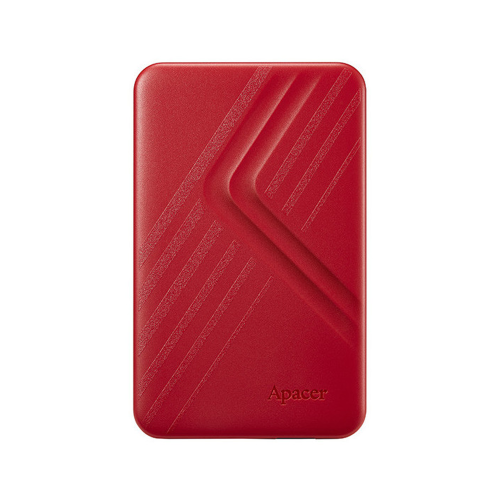 Apacer 2TB USB 3.2 AC236 2.5-inch Portable Hard Drive Red /AP2TBAC236R-1/