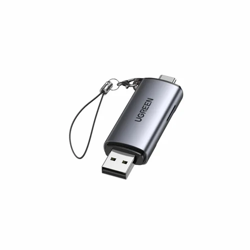 UGREEN 2-in-1 USB 3.0 and USB-C to Card Reader (50706) - 1