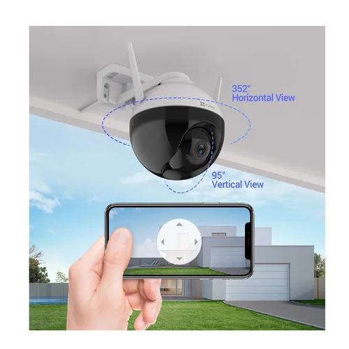 EZVIZ CS-C8C 2K Outdoor Pan & Tilt Wi-Fi Camera (4WKFL) - 2